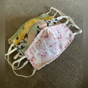 4‎ NEW Kids Handmade Face Masks